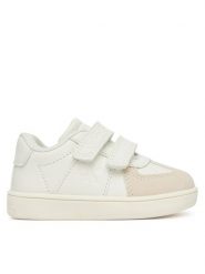 Calvin Klein Jeans Sneakersy Low Cut Velcro Sneaker V1X9-82075-1269 M Biały. Białe trampki i tenisówki chłopięce Calvin Klein Jeans, bez wzorów, z jeansu, bez zapięcia. Za 189.99 zł.