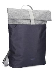 Zwei Plecak "Kim KIR250" w kolorze szaro-niebieskim - 37 x 45 x 17 cm rozmiar: onesize. Niebieskie plecaki damskie Zwei, bez wzorów, z materiału. Za 215.21 zł.