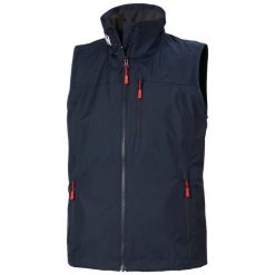 Damska kurtka bez rękawów Helly Hansen Crew 2.0. Niebieskie kurtki damskie Helly Hansen, bez wzorów, bez kaptura. Za 569.00 zł.