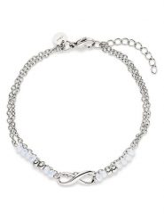 S.Oliver Bransoletka z elementami ozdobnymi rozmiar: onesize. Szare bransoletki damskie S.Oliver, szklane. Za 86.99 zł.