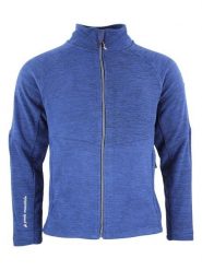 Peak Mountain Kurtka polarowa "Croco" w kolorze niebieskim rozmiar: M. Niebieskie kurtki męskie Peak Mountain, m, bez wzorów, z materiału, bez kaptura. Za 130.99 zł.