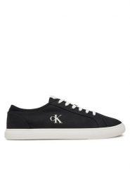 Calvin Klein Jeans Tenisówki Ess Vulc Low Mg Canvas YM0YM01209 Czarny. Czarne trampki i tenisówki męskie Calvin Klein Jeans, bez wzorów, z jeansu, bez zapięcia. Za 169.99 zł.