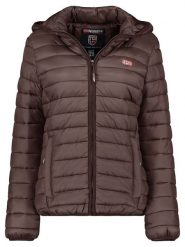 Geographical Norway Kurtka pikowana "Atika" w kolorze brązowym rozmiar: XXL. Brązowe kurtki damskie Geographical Norway, xxl, bez wzorów, bez kaptura. Za 135.81 zł.