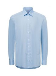 Finshley & Harding Koszula łatwa w prasowaniu Mężczyźni Slim Fit Bawełna niebieski, 38. Niebieskie koszule męskie Finshley & Harding, m, bez wzorów, z bawełny, bez kołnierzyka, bez ramiączek. Za 129.95 zł.