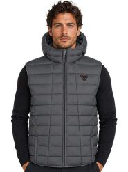 Geographical Norway Kamizelka pikowana "Vaipter" w kolorze antracytowym rozmiar: S. Czarne kamizelki męskie Geographical Norway, s. Za 174.95 zł.