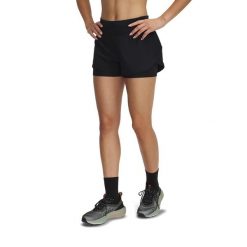 Spodenki do biegania damskie Under Armour Launch Pro 3" 2IN1. Czarne szorty damskie Under Armour, bez wzorów, sportowe. Za 155.99 zł.