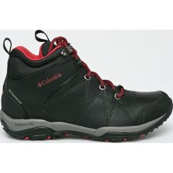 Columbia - Buty Fire Venture Mid Waterproof. Czarne obuwie trekkingowe damskie Columbia. W wyprzedaży za 399.90 zł.