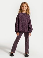 Coccodrillo Spodnie materiałowe ZC4122602AGK Fioletowy Regular Fit. Fioletowe spodnie dziewczęce COCCODRILLO, z bawełny. Za 49.90 zł.