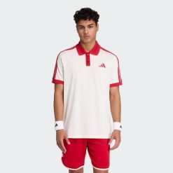 Koszulka Polo Tennis Classics. Białe koszulki polo męskie Adidas, bez wzorów, bez ramiączek. Za 279.00 zł.