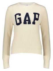 GAP Sweter w kolorze kremowym rozmiar: XXL. Brązowe swetry klasyczne damskie GAP, xxl, bez kołnierzyka. Za 114.44 zł.
