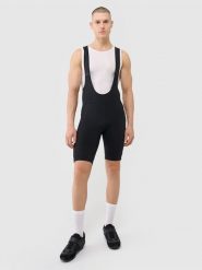 4F Legginsy krótkie rowerowe z żelowo-piankową wkładką i szelkami męskie - czarne S. Czarne spodnie sportowe męskie 4f, l, z dzianiny, rowerowe. W wyprzedaży za 229.99 zł.