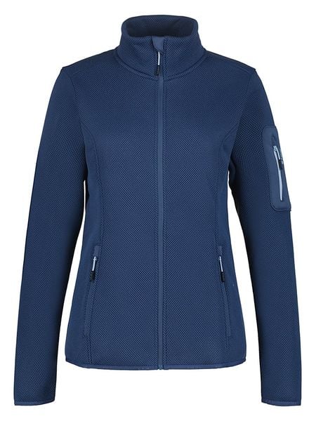 Icepeak Kurtka polarowa "Bowersville" w kolorze granatowym rozmiar: M. Niebieskie kurtki damskie ICEPEAK, m, bez wzorów, z materiału, bez kaptura. Za 98.95 zł.