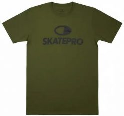 Odzież T-shirts unisex SkatePro Koszulka - 12-14 - Chive. Zielona t-shirty damskie SKATEPRO, bez wzorów, z bawełny, bez kołnierzyka. Za 119.99 zł.