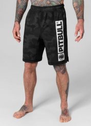 Kurtka przejściowa męska Pitbull z kapturem Athletic ADCC. Czarne kurtki treningowe męskie PITBULL, m, bez wzorów, z meshu, na fitness i siłownię. Za 169.00 zł.