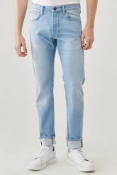 LEE DAREN ZIP FLY MĘSKIE SPODNIE JEANSOWE BLEACHED CODY L707NLUH 112145465. Spodnie materiałowe męskie Lee, bez wzorów, z jeansu. Za 219.99 zł.