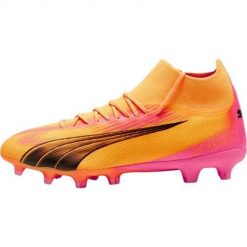 Buty piłkarskie męskie Puma Ultra Pro. Czarne obuwie do biegania damskie Puma. Za 423.30 zł.