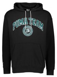 Puma Bluza " Puma Team" w kolorze czarnym rozmiar: M. Czarne bluzy z kapturem męskie Puma, m, z bawełny. Za 131.74 zł.