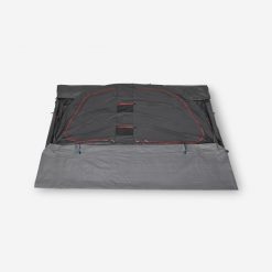 Sypialnia i podłoga do namiotu Quechua Arpenaz 5.2 Fresh&Black. Czarne torby sportowe damskie QUECHUA, z tkaniny. Za 399.99 zł.