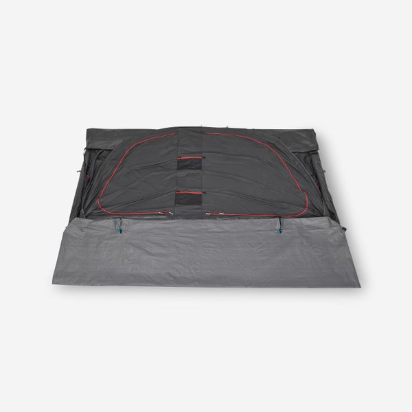 Sypialnia i podłoga do namiotu Quechua Arpenaz 5.2 Fresh&Black. Czarne torby sportowe damskie QUECHUA, z tkaniny. Za 399.99 zł.