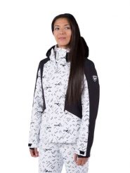 Kurtka Narciarska Rossignol damska W Saluver PR JKT biała. Białe kurtki damskie Rossignol, l, bez wzorów, z materiału, z kapturem, narciarskie, primaloft. Za 1,319.00 zł.