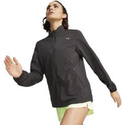 Kurtka Puma RUN FAVORITE WOVEN JACKET, Kobiety. Czarne kurtki damskie Puma, xs, bez wzorów, z poliesteru, bez kaptura. Za 290.00 zł.