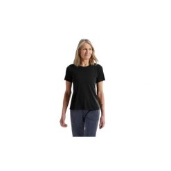 Koszulka trekkingowa damska Lana Merino Wool Crew Ss Women. Czarne bielizna termoaktywna damska Arc'teryx, bez wzorów, z nylonu. Za 419.99 zł.