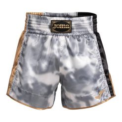 Szorty bokserskie z bocznymi rozcięciami Joma Combat. Czarne szorty damskie Joma, z aplikacjami, z materiału, eleganckie. Za 113.50 zł.