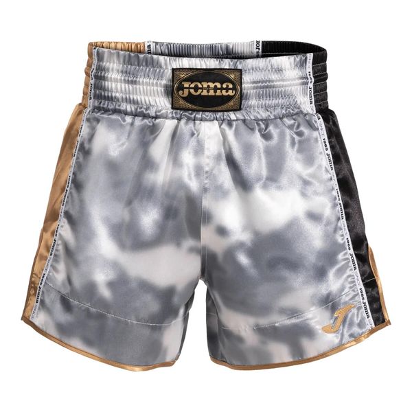 Szorty bokserskie z bocznymi rozcięciami Joma Combat. Czarne szorty damskie Joma, z aplikacjami, z materiału, eleganckie. Za 113.50 zł.