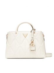 Guess Torebka Aldina HWGG96 63060 Écru. Torebki klasyczne damskie Guess, z aplikacjami, ze skóry, bez dodatków. Za 399.99 zł.