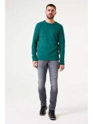 Garcia Sweter w kolorze zielonym rozmiar: S. Zielone swetry męskie Garcia, s, bez wzorów, z bawełny, bez kołnierzyka. Za 127.35 zł.