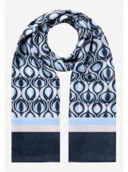 More & More Szal w kolorze błękitno-granatowym - 180 x 70 cm rozmiar: onesize. Niebieskie szaliki i kominy damskie MORE & MORE, bez wzorów, z materiału. Za 34.99 zł.