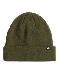 Czapka z mankietem dla Mężczyzn ROUTINE Zielony. Niebieskie czapki męskie Quiksilver, bez wzorów, z materiału. Za 199.00 zł.