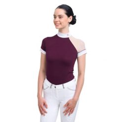 Koszulka jeździecka damska Modern Dame. Białe koszulki dziewczęce CAVALLIERA, xs, bez wzorów, bez ramiączek. Za 352.00 zł.