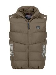 Canadian Peak Kamizelka pikowana "Vincenteak" w kolorze khaki rozmiar: 3XL. Brązowe kamizelki męskie Canadian Peak, xl, z materiału. Za 173.99 zł.
