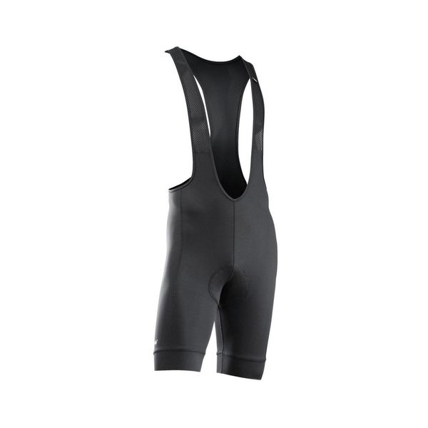 Spodenki rowerowe szosa gravel NORTHWAVE Active Gel Bib czarny. Czarne szorty męskie Northwave, bez wzorów, sportowe. Za 350.00 zł.