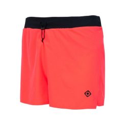 Krótkie spodenki sportowe z wbudowanymi spodenkami Slim Izas LOIRA M dla mężczyz. Czerwone szorty męskie IZAS, bez wzorów, z materiału, sportowe. Za 173.87 zł.