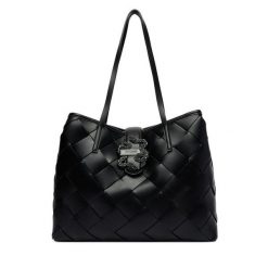 Torebka Just Cavalli. Czarne torebki klasyczne damskie Just Cavalli, bez wzorów, bez dodatków. Za 939.99 zł.