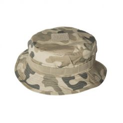 Kapelusz turystyczny CPU PL desert. Brązowe kapelusze damskie HELIKON-TEX, bez wzorów. Za 72.99 zł.