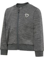 Zippowana bluza dla niemowląt Hummel Bee. Szare bluzy i bluzki niemowlęce HUMMEL, bez wzorów, z bawełny, bez ramiączek, długie, bez kaptura. Za 203.35 zł.
