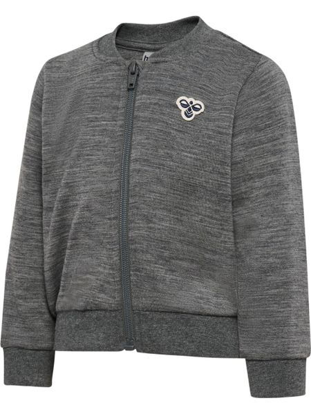 Zippowana bluza dla niemowląt Hummel Bee. Szare bluzy i bluzki niemowlęce HUMMEL, bez wzorów, z bawełny, bez ramiączek, długie, bez kaptura. Za 203.35 zł.