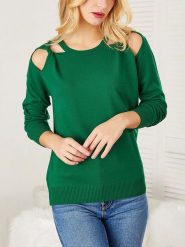 Milan Kiss Sweter w kolorze zielonym rozmiar: XL. Zielone swetry klasyczne damskie Milan Kiss, xl, bez kołnierzyka. Za 104.99 zł.