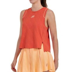 T-shirt Bullpadel Amalia Woman. Brązowe t-shirty damskie bullpadel, l, bez wzorów, z nylonu, bez kołnierzyka. Za 174.65 zł.