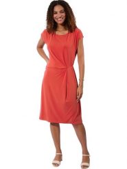 WITT WEIDEN Sukienka w kolorze koralowym rozmiar: 52. Czerwone sukienki damskie WITT WEIDEN, bez wzorów, bez kołnierzyka, bez ramiączek, midi. Za 69.99 zł.