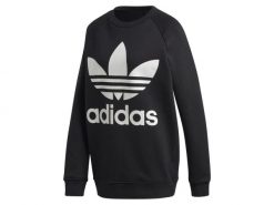 Bluza damska ADIDAS OVERSIZED SWEAT 32. Czarne bluzy bez kaptura damskie Adidas, uniwersalny, z bawełny. Za 329.00 zł.