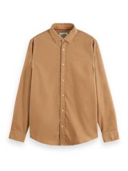 Scotch & Soda Koszula w kolorze karmelowym rozmiar: L. Brązowe koszule męskie Scotch & Soda, l, bez wzorów, z bawełny, bez kołnierzyka, bez ramiączek. Za 149.31 zł.