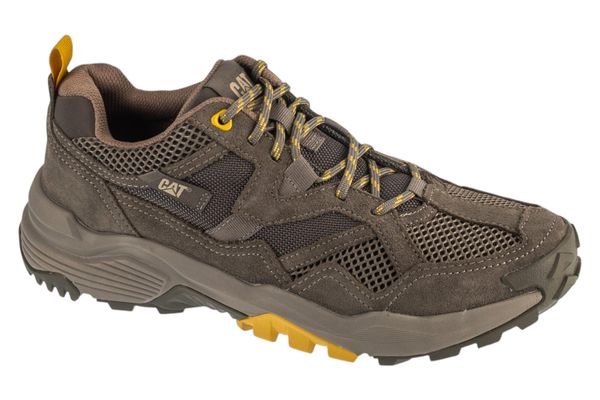 Buty sportowe Sneakersy męskie, Grapple Suede Mesh. Brązowe buty sportowe na co dzień męskie CATerpillar, z materiału, bez zapięcia, trekkingowe. Za 479.99 zł.