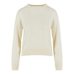 Sweter damski z okrągłym dekoltem Urban Classics. Białe swetry klasyczne damskie Urban Classics, na zimę, z materiału, bez kołnierzyka. Za 191.00 zł.