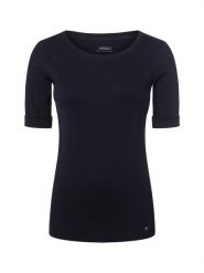 Marc Cain Koszulka damska Kobiety Bawełna niebieski jednolity, 44. Niebieskie t-shirty damskie Marc Cain, bez wzorów, z bawełny, bez kołnierzyka. Za 449.95 zł.