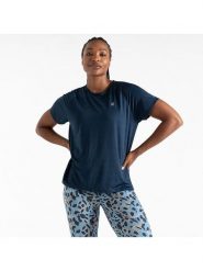 Dare 2b Koszulka sportowa "Gravitate" w kolorze granatowym rozmiar: 42. Niebieskie bluzki sportowe damskie Dare 2b, bez wzorów, z materiału, bez ramiączek. Za 61.45 zł.