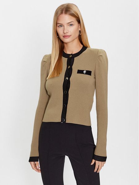 Liu Jo Kardigan CF3015 MS99E Brązowy Regular Fit. Brązowe kardigany damskie Liu Jo, xs, bez wzorów, z syntetyku. Za 579.99 zł.